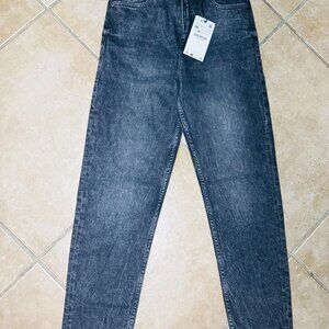 Zara Womens Acid Wash High Rise Skinny Split Ankle Jeans Size 4 NEW!!!!!!